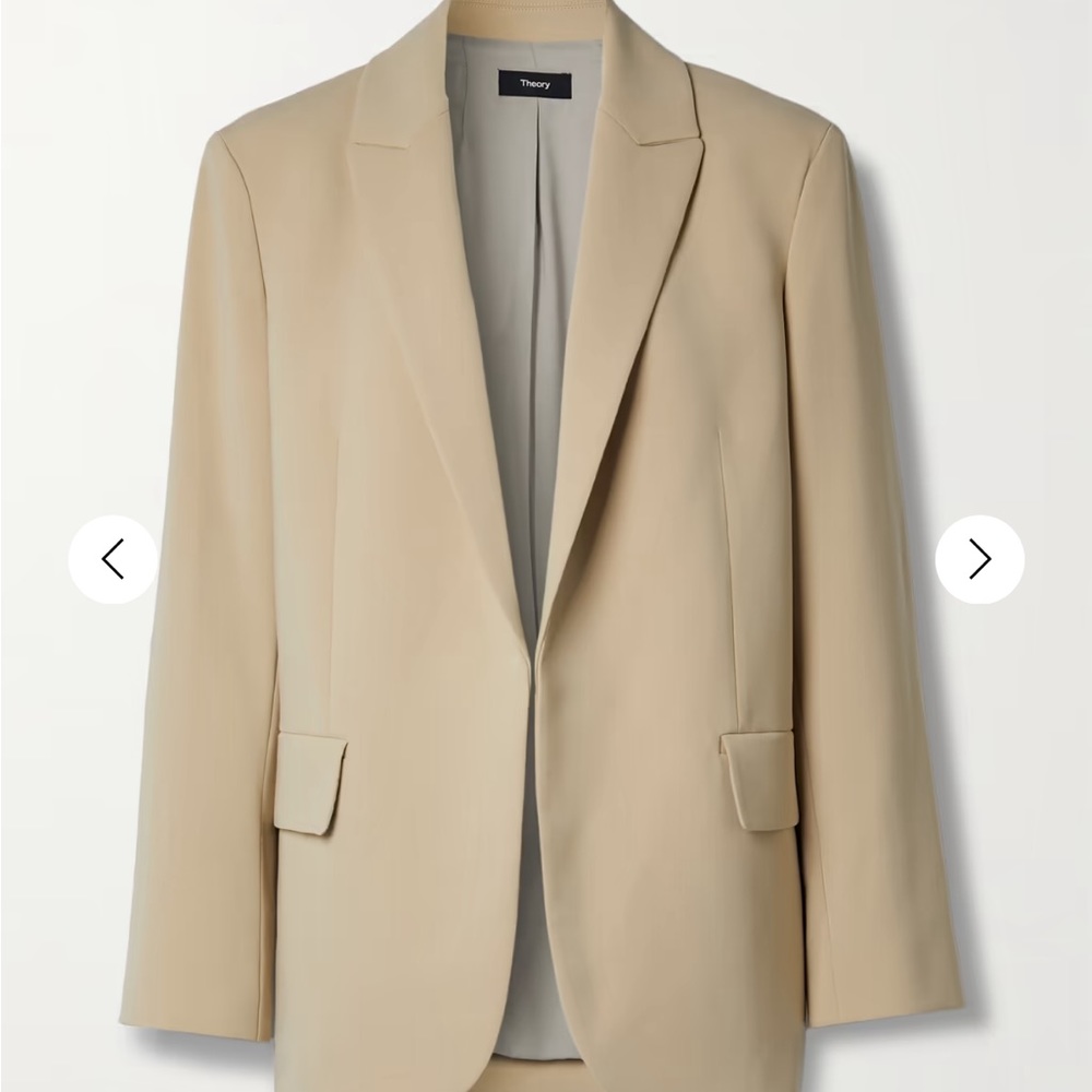 Theory- classic beige blazer